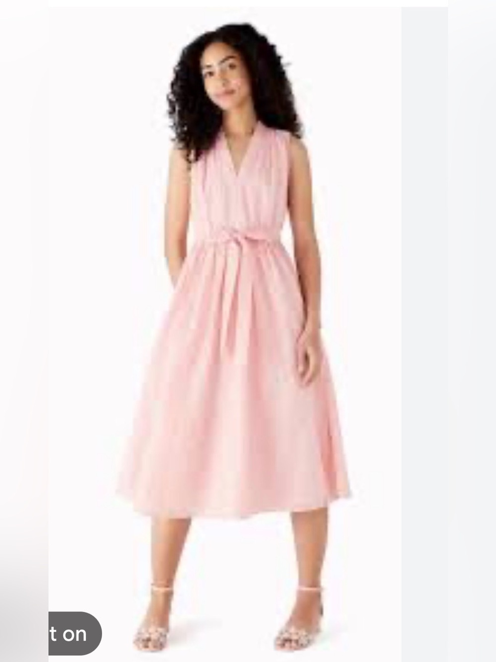 Kate Spade Gingham Burnout Dress in Pink and White 10